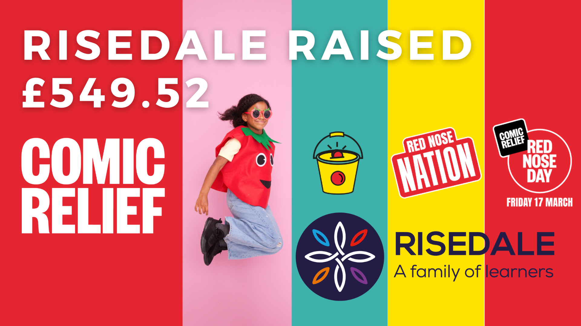 £549.52 raised for Comic Relief #RedNoseDay 2023: